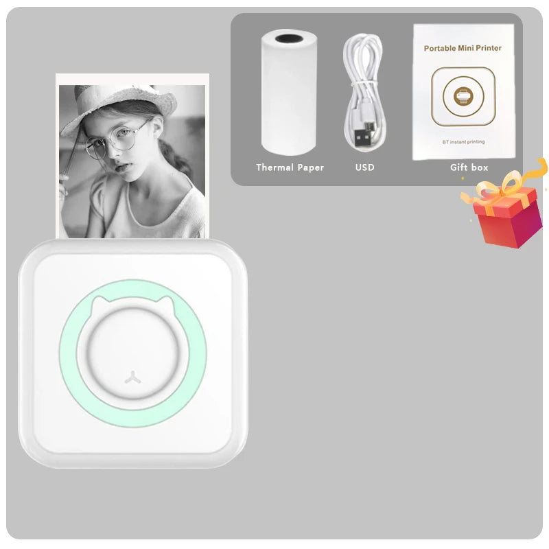 Mini imprimante portable – imprime tes photos directement depuis ton téléphone 📱