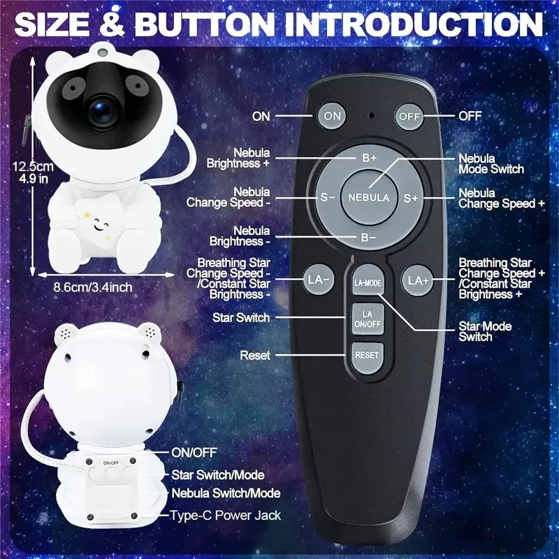 Astronaut Galaxy Projector™ – Ambiance Galaxie Relaxante