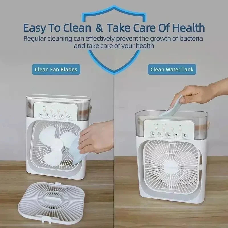 Mini Climatiseur Portable 3 en 1 – Rafraîchissement Instantané