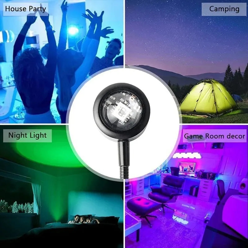 Lampe Sunset™ RGB – Transforme votre chambre en 1 seconde ✨