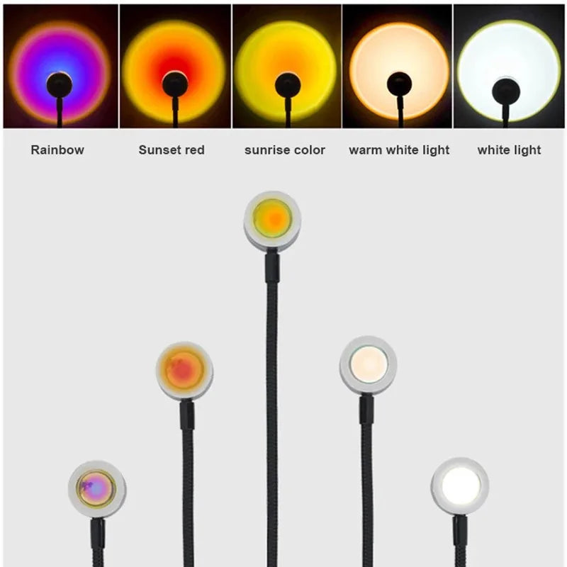 Lampe Sunset™ RGB – Transforme votre chambre en 1 seconde ✨