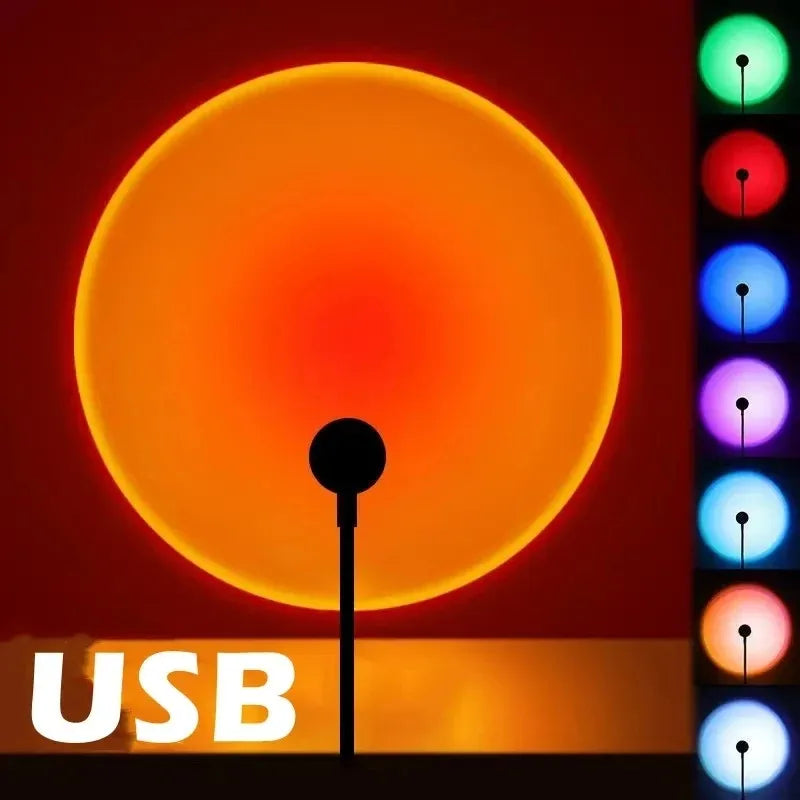 Lampe Sunset™ RGB – Transforme votre chambre en 1 seconde ✨